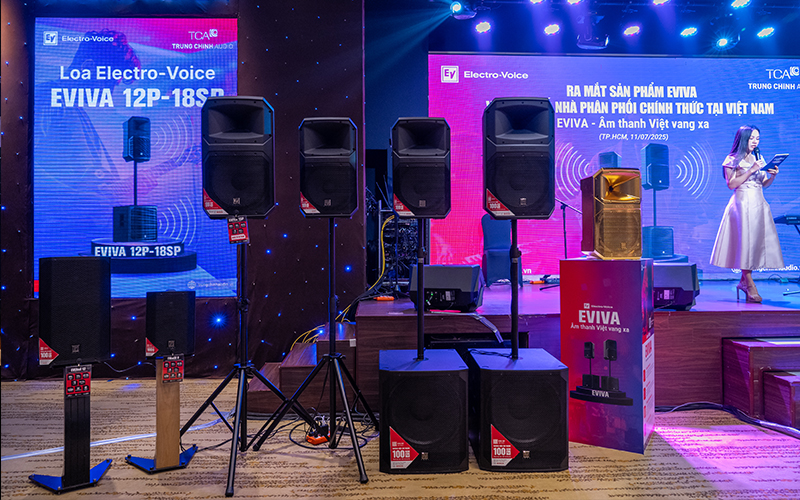 Dòng loa EVIVA thương hiệu Electro-Voice được ra mắt tại Việt Nam