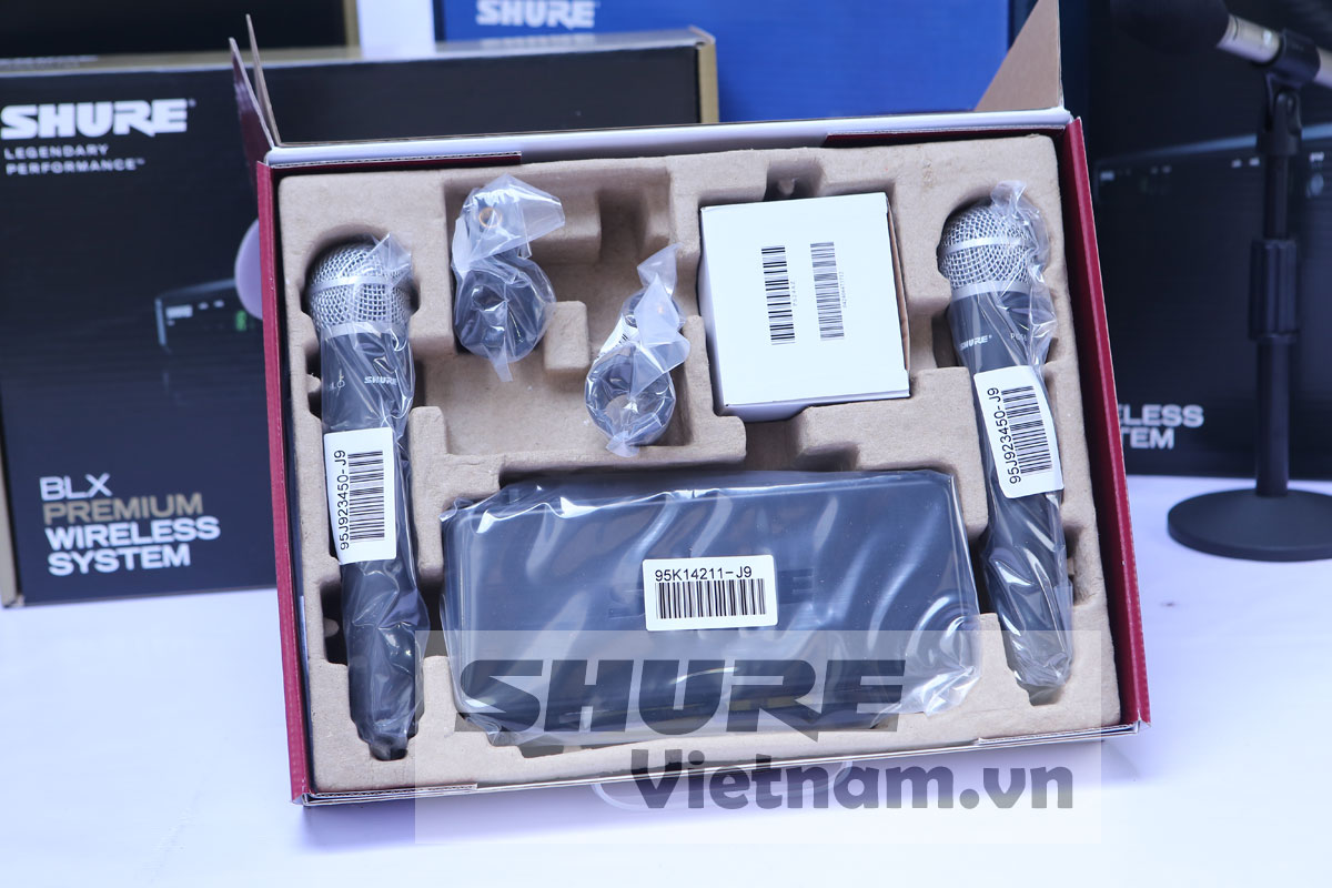 Bộ Micro không dây Shure SVX288AZ/PG58 giá rẻ