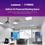 Giải pháp hội trường Hybrid họp trực tuyến Yamaha với Sennheiser & Lumens
