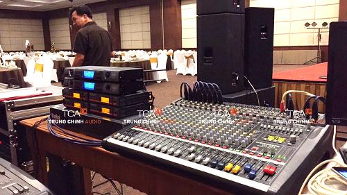 TCA lắp đặt hệ thống âm thanh hội trường biểu diễn tại khách sạn lớn