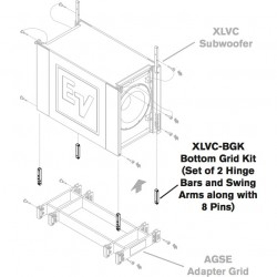 Giá treo dành cho Hệ thống Loa Line array XLVC