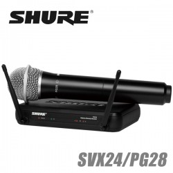 Bộ thu và phát kèm micro không dây cầm tay Shure SVX24/PG28